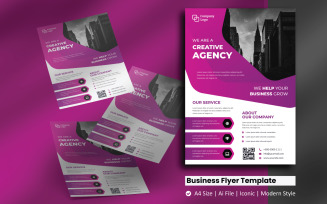 Service Business Flyer Corporate Identity Template