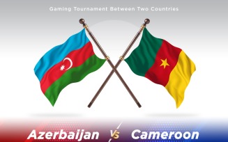 Azerbaijan versus Cameroon Two Flags