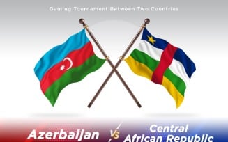 Azerbaijan versus central African republic Two Flags