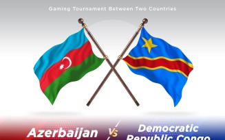 Azerbaijan versus democratic republic of the Congo Two Flags