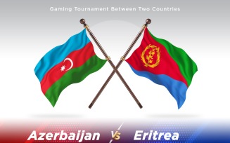 Azerbaijan versus Eritrea Two Flags