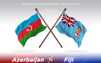 Azerbaijan versus Fiji Two Flags