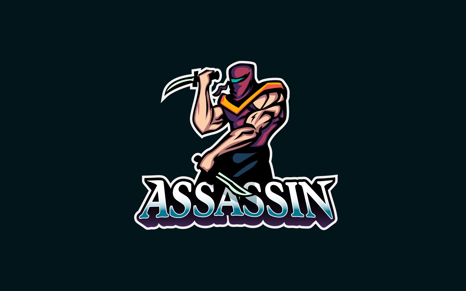 Kit Graphique #198302 Assassin Mascot Web Design - Logo template Preview
