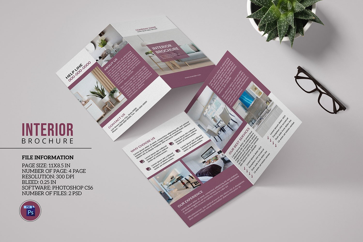 Template #198322 Brochure Inderior Webdesign Template - Logo template Preview