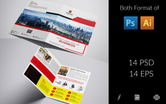 Company Profile Bi-Fold Brochure