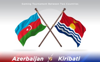 Azerbaijan versus Kiribati Two Flags
