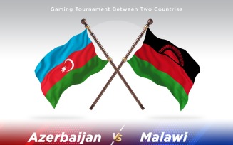 Azerbaijan versus Malawi Two Flags
