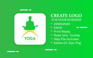 Creative Fitness Yuga Logo Template
