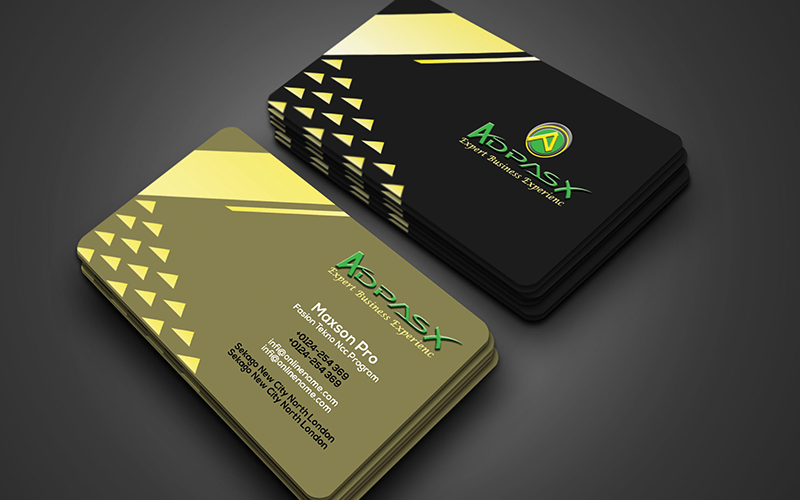 Personal Business Card so-189 Corporate Identity