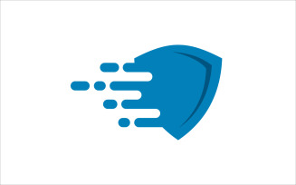 shield movement vector logo symbol template