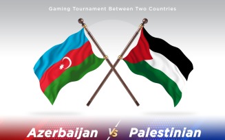 Azerbaijan versus Palestinian Two Flags