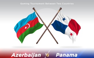 Azerbaijan versus panama Two Flags
