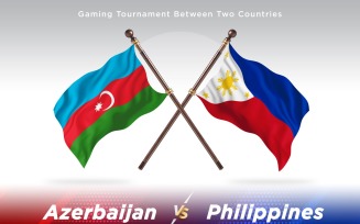 Azerbaijan versus Philippines Two Flags