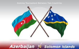 Azerbaijan versus Solomon islands Two Flags