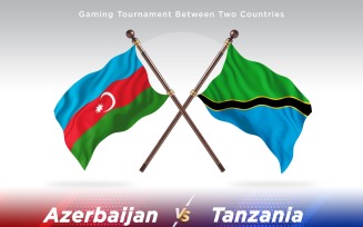 Azerbaijan versus Tanzania Two Flags