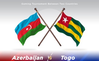 Azerbaijan versus Togo Two Flags