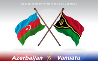 Azerbaijan versus Vanuatu Two Flags