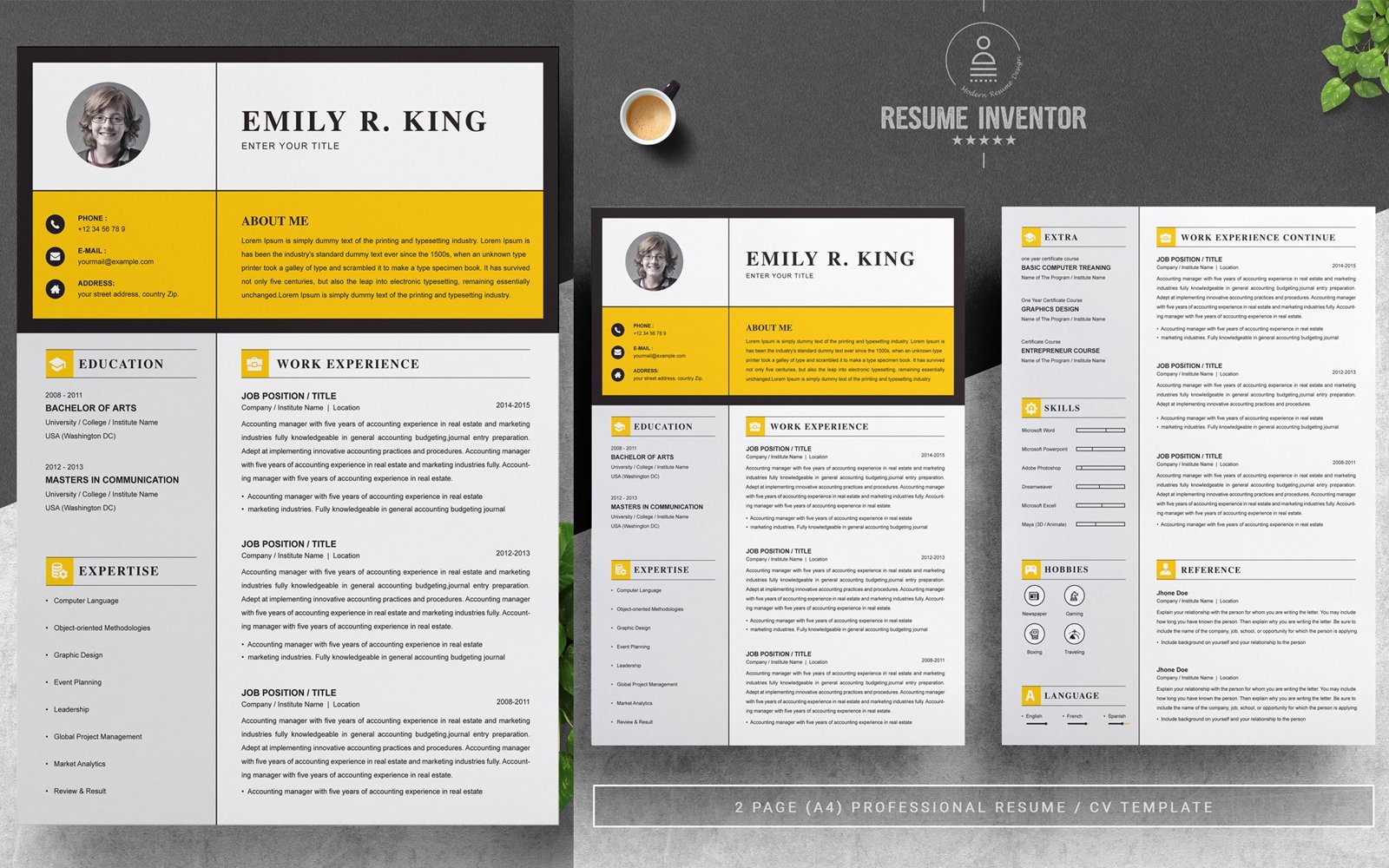 Kit Graphique #198846 Clean Cv Divers Modles Web - Logo template Preview