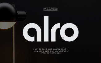 Alro Bauhaus Headline Font