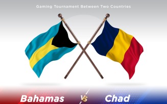 Bahamas versus chad Two Flags