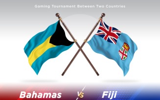 Bahamas versus Fiji Two Flags