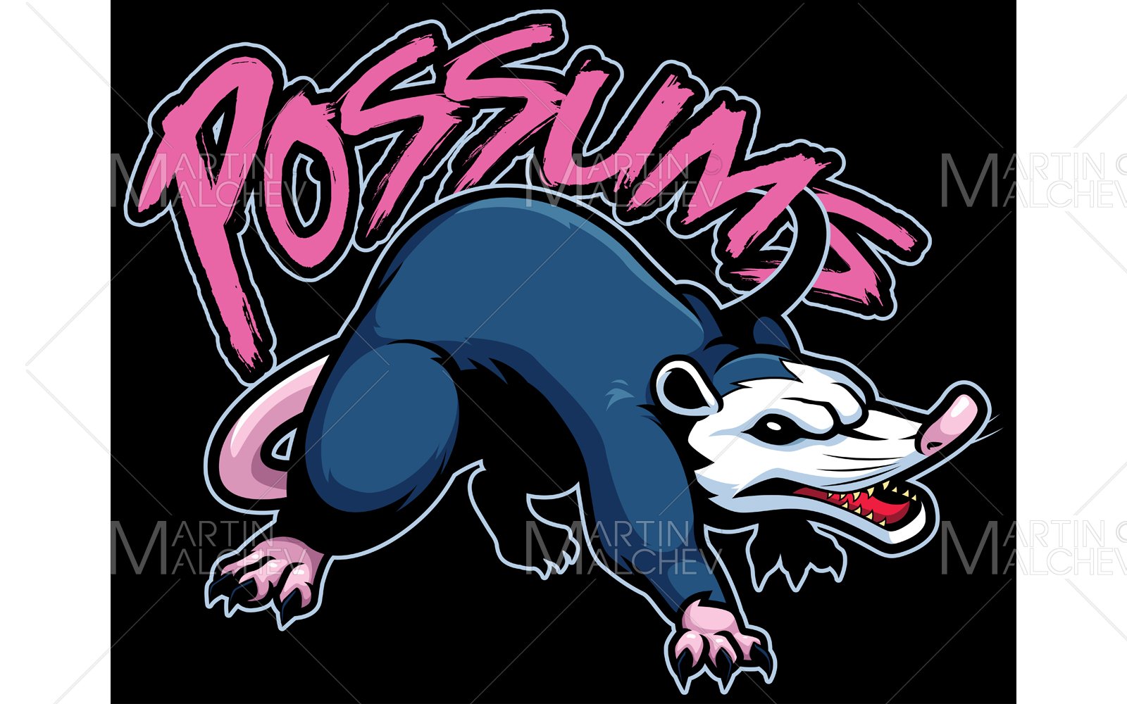 Kit Graphique #198910 Opossum Possum Divers Modles Web - Logo template Preview