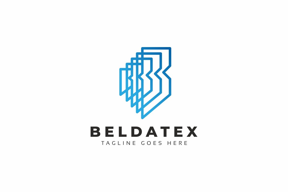 Template #198945 Letterb Logobeebeekeeperbeesbusinesscirclecreativedynamicfluidfoodhivehive Webdesign Template - Logo template Preview