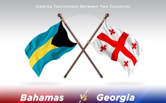 Bahamas versus Georgia Two Flags