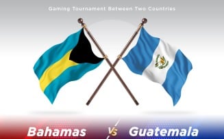 Bahamas versus Guatemala Two Flags