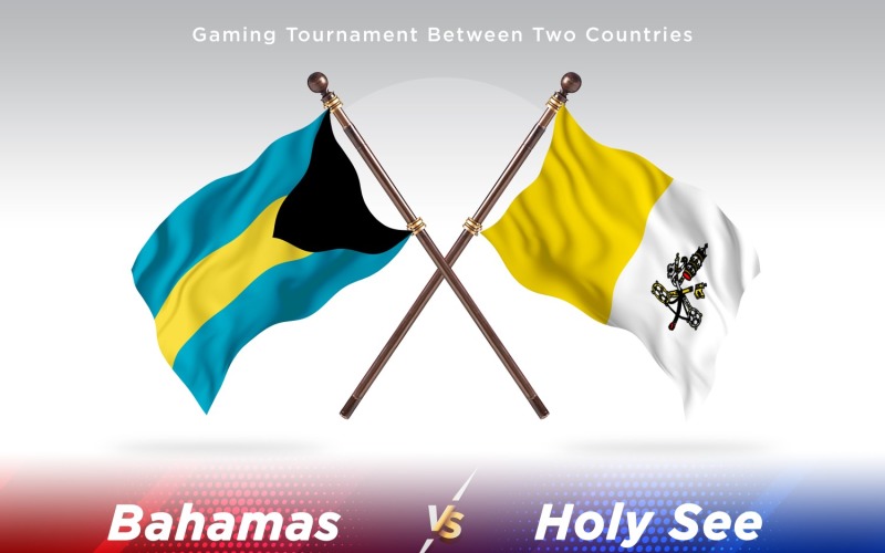 Bahamas versus holy see Two Flags Illustration