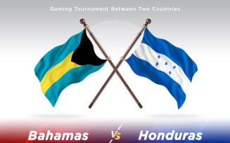Bahamas versus Honduras Two Flags