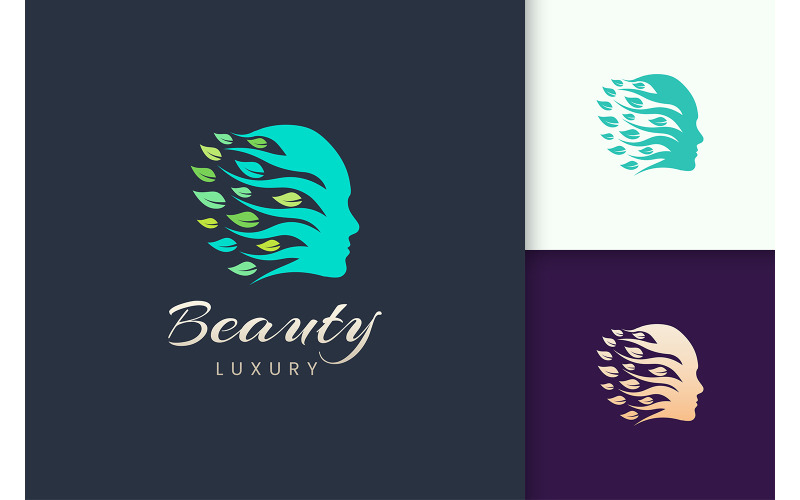 Cosmetic and beauty skin care logo Logo Template