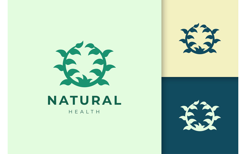 Organic plant logo template Logo Template