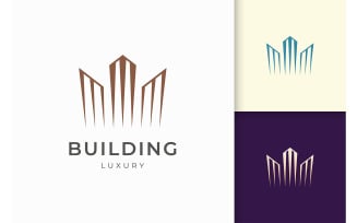 Property or apartment logo template