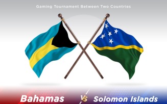 Bahamas versus Solomon islands Two Flags