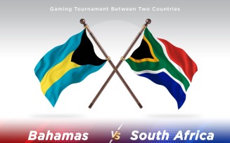 Bahamas versus south Africa Two Flags