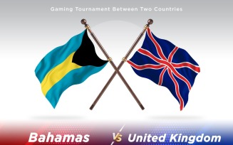 Bahamas versus united kingdom Two Flags
