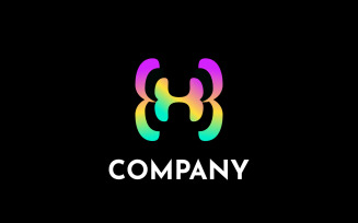 Colorful Butterfly X Logo