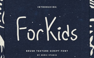 For Kids Comic Handwriting Font
