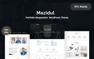 Mazidul Portfolio Responsive WordPress Theme