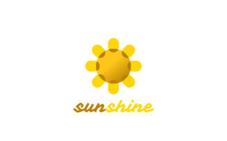 Yellow Sun Logo Design Concept
