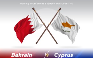 Bahrain versus cyprus Two Flags