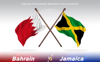 Bahrain versus Jamaica Two Flags