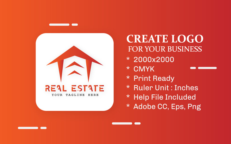 Real Estate Creative Vector Logo Template Corporate Identity