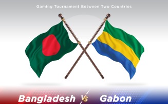 Bangladesh versus gabion Two Flags