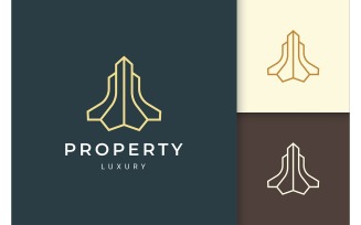 Apartment or Resort Logo Template