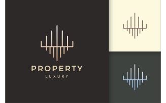 Property Logo in Luxury Shape