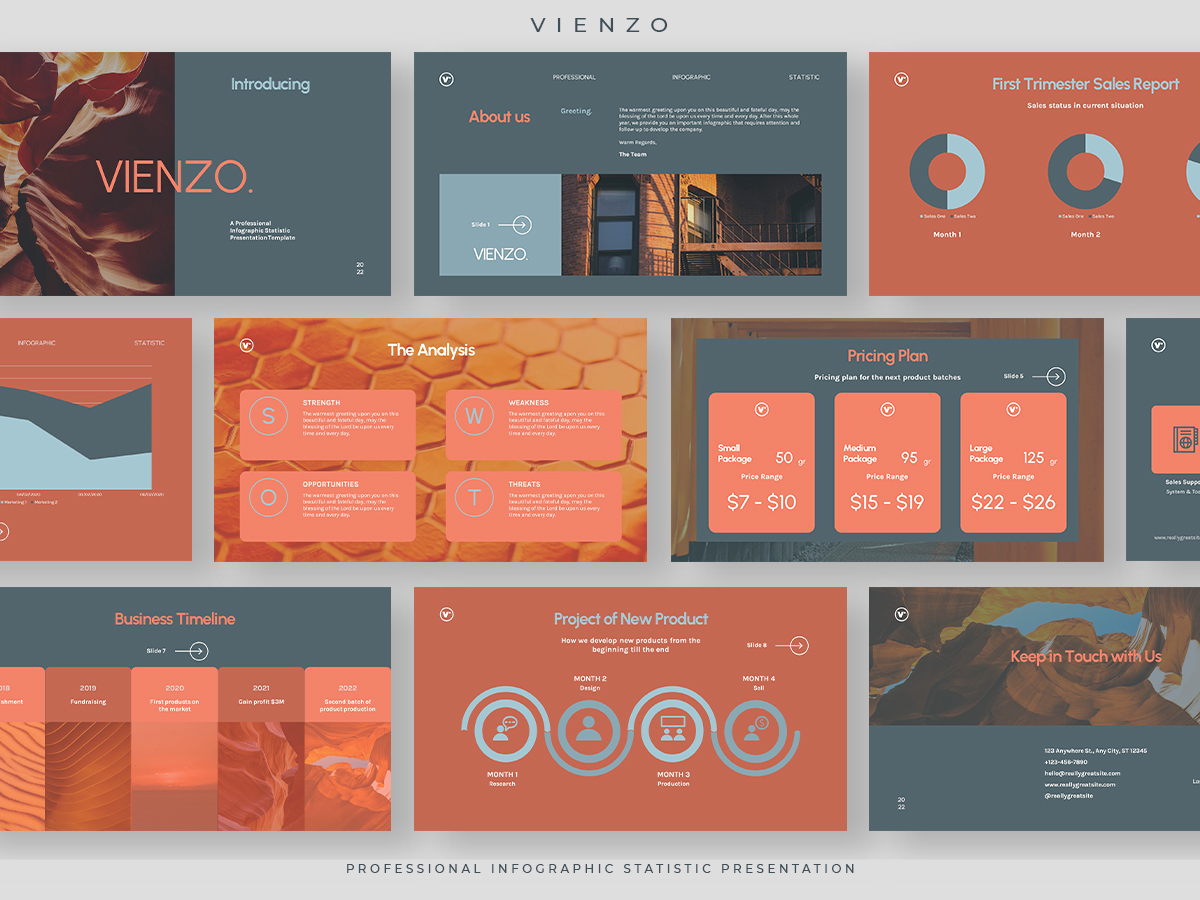 Kit Graphique #199942 Vienzo Infographic Divers Modles Web - Logo template Preview