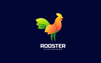 Rooster Colorful Logo Templates