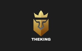 The King Gradient Logo Style